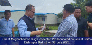 Concerns Raised Over Construction of Prefabricated Housing for IDPs in Manipur